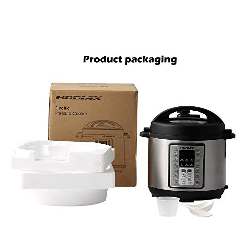 Electric Pressure Cooker 6 Quart(2-6 person),9 in 1 Crock Pot Pressure Cooker in Multipurpose, 14 Programmable with Stainless Steel Inner Pot,Slow Cook,Saute,Steamer,Cake Maker,Rice Cook and et.