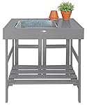 Esschert Design Potting Table, Gray