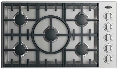 Dcs Cdv2365n 36 Gas Sealed Burner Style Cooktop With 5 Burners