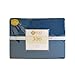 Superior Cotton Percale Deep Pocket, Queen, Navy Blue, 4-Pieces Sheet Set