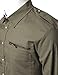 Doublju Mens shirts with Zipper point