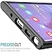 TOZO for Samsung Galaxy Note 10 Case PC + TPU Clear Hard Back Panel Hybrid PC+TPU Protect Cover Shock Absorption Back-Transparent Bumper for Samsung Galaxy Note 10 Black Edge