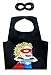 Sbk Kids Superhero Dress up Cape Mask Set Halloween