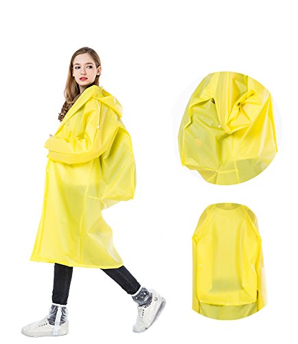 Jinhe Environmental Protection EVA Adult Raincoat with Backpack Outdoor Hiking Raincoat Men and Women Travel one-Piece Raincoat