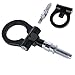 Yunan Racing Tow Towing Hook for Universal BMW European Car Auto Trailer Ring (Black)