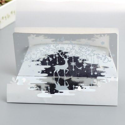Amazon グリーティングカード 誕生日カード 感謝状 メッセージカード クリスマス 記念日 お祝い 手作り カード プレゼント 封筒付き 鹿 祝儀袋 文房具 オフィス用品