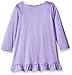 Disney Girls' Toddler Nightgown, Minnie Mouse-Purple, 4T