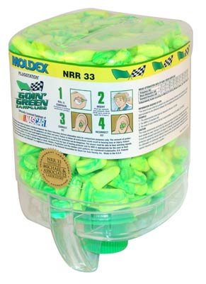 Moldex 6646 Goin' Green PlugStation Earplug Dispensers, 250 Pairs