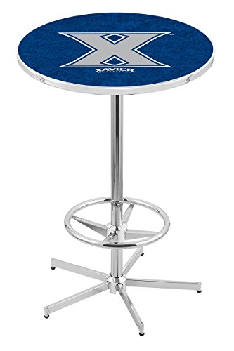 L216 - 42" Chrome Xavier Pub Table by Holland Bar Stool Co.