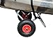 Brooklyn Kayak Company BKC UH-KC271 Kayak Cart - Two-Wheeled Cart for Kayaks, SUPs, Canoes - Easy Overland Transport of Personal Watercraft
