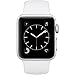 Apple Watch Series 2 38mm Silver Aluminum Case with White Sport Band - MNNW2LL/A