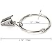 Z-Liant 24 Pack Curtain Rings with Clips : Can Open and Close, 1.5-Inch Inner Diameter Rings. Suitable for Shower Curtain, Window Curtain, Heavy Drapery, etc.