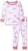 Burt's Bees Baby Unisex Baby Pajamas, Tee and Pant 2-Piece PJ Set, 100% Organic Cotton (12 Mo-7 Yrs), Lily Snuggle Bee, 24 Months