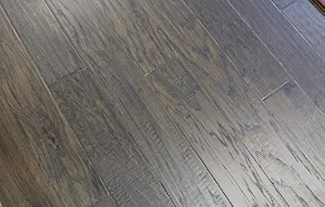 Elk Mountain Hickory Grey Smoke 3 8 X 5 Hand Scraped
