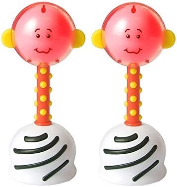 NogginStik Developmental Light-up Rattle, 2 Pack