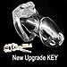YiFeng Biosourced Resin Male Chastity Cage Device Belt Restraint Men Bondage Fetish ZCS142 (Long, Clear)