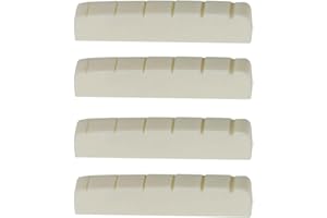 MENOLANA 4pcs 43mm Beige Buffalo Bone Nut For Les Paul SG ES Electric Guitar