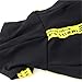 CT COUTUDI Yellow Stripe Black Pet Cat Dog Hoodies Clothes for Small Dogs Shirts Puppy Casual Pullover Outfits (L)