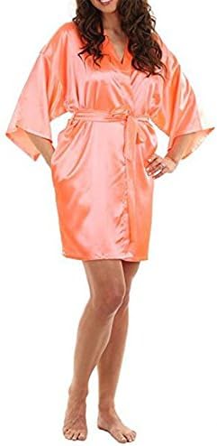 Coac3 Large Size Sexy Satin Night Robe Lace Bathrobe Perfect Wedding Bride Robes Dressing Gown For Women As The Photo show7 M