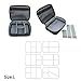 BUBM 3pcs/Set Travel Cable Organizer, Portable Cord Cable Gear Organizer Electronic Accessories Case