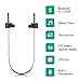 Bluetooth Headphones, Wireless in-Ear Earbuds Sports Headphones, Stereo Sound, Noise Cancelling, Sweatproof Waterproof Gym Running Earphones with Built-in Mic for PC/Cell Phones/TVthumb 1