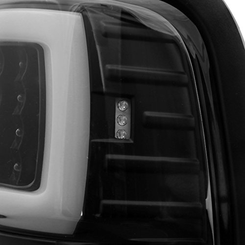 For 19942001 Dodge Ram 1500 2500 3500 Black LED Tube Tail Lights Lamps