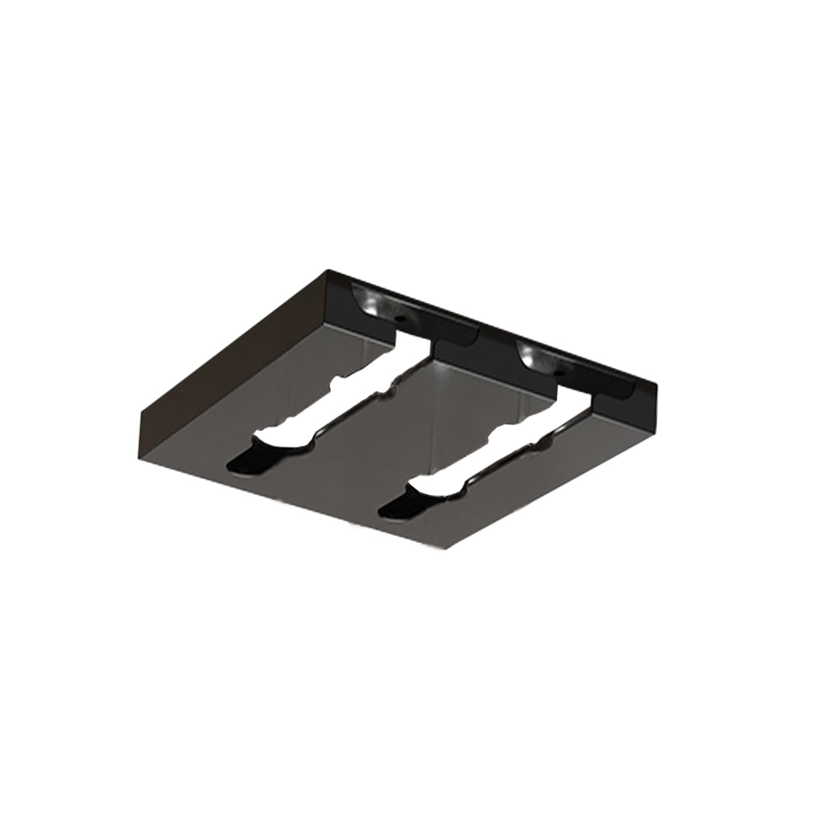 Gittcoll Wine Glasses Rack Stainless Steel Under Cabinet Stemware Hanging Holder No Drilling Metal Wine Glasses Goblets Drying Organizer Storage for Cabinet Kitchen Bar (2 Slot)