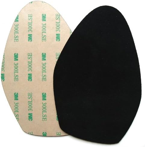 Stick-on Suede Soles for high-Heeled Shoes, with Industrial-Strength Adhesive Backing. Resole Old Dance Shoes or Convert Your Favorite Heels to Perfect Dance Shoes [SUEDE-LA-r04]
