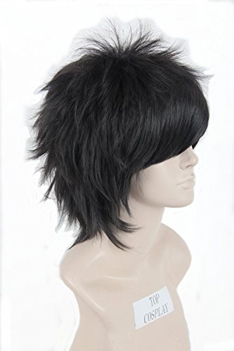 Unisex layered shaggy cosplay short wig hair for women …