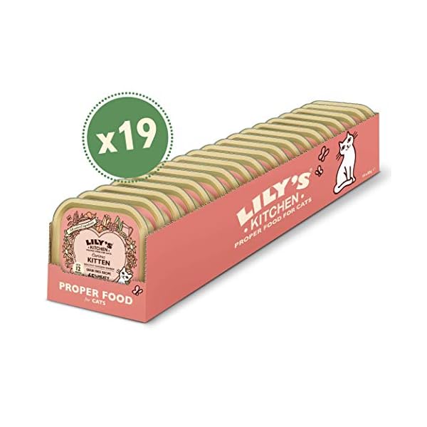 Lilys-Kitchen-Smooth-Pate-for-Kitten-Chicken-Beef-19-x-85-g Lily's Kitchen Smooth Pate for Kitten, Chicken with Beef ,19 x 85 g