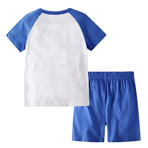 BIBNice Toddler Boys Outfits Summer Clothes Set Playwear Tractor Size 7