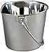 Advance Pet Products Heavy Stainless Steel Flat Side Bucket, 2-Quart primary