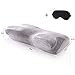 Kemladio Memory Foam lash Pillow, Ergonomic Orthopedic Sleeping Neck Support Pillow, Contour Memory Foam Pillow for Neck, Shoulder Pain and Side Back Stomach Sleepers, with Washable Pillow Cover