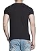 Tinted Men's Solid V-Neck Half Sleeve T-Shirt