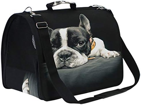 Kcldeci French Bulldog Pet Carrier Dogs Cats Travel Tote Bag, Dog Animal Puppies Sling Hand Shoulder Bags Reversible for Small Puppies Kittens Animals for Car Outdoor Traveling Hiking