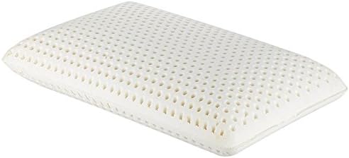 Matcha 100 Percent Firm Natural Latex Foam Pillow with Bamboo Cover, Standard Size (23.6"x15.7"x4.7")