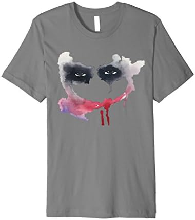 Mens This Aint No Joke Macabre Sinister Smile Horror Shirt 2XL Slate