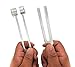 SURGICAL ONLINE Tactical Black - Set of 4 pcs Reflex Taylor Hammer Mallet Tuning Fork c 128 512 Hz Bandage Scissors 5.5