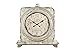 Stonebriar Victoria Station Table top Clock, Off White