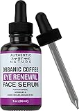 Dark Circles Under Eye Treatment - Organic Coffee Bean Eye Renewal Face Serum by ABN. For Dark Circle Bags, Puffiness, and Wrinkles. Best Anti Aging Cream and Dark Spot Concealer Alternative for Face