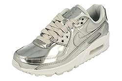 Nike Women's Air Max 90 SP Running Shoes, Silver