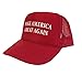 MAGA Hat Make America Great Again Donald Trump 2024 Hat Adjustable Unisex Cap (Red)