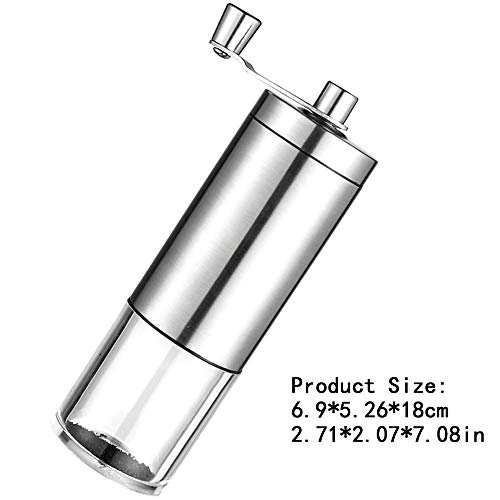 yzf Edelstahl manuelle Kaffeemühle, Einstellbarer keramischer Grat, geeignet für tragbare Grat-Kaffeemühle, Tropfkaffee… – Bild 8