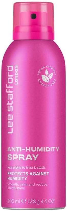 Lee Stafford Dehumidifier Spray 200ml Poker Straight Frizz Free Anti Humidity