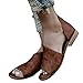 JeanewPole1 Womens Casual Slip On D'orsay Flats Peep Toe Cutout Asymmetrical Sandals Shoes Loafers