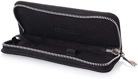 Razor Case, Leather, Black, Erbe Solingen