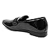 New Men's Black Patent Leather Tuxedo Slip on Dress Shoes by Azar