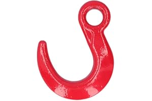 6500lb Lifting Hook, Alloy Steel Clevis Chain Hook, Large Opening Crane Hoist Hook, for Construction Engineering