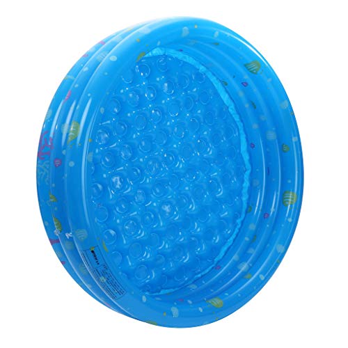Kecar Inflatable Kiddie Pools Swimming Pool Float for Kids Baby Water Play Center Fun in Summer - Ship from USA Directly (Blue, 39.4×15.7")
