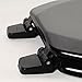 Deluxe Black Wood Elongated Toilet Seat